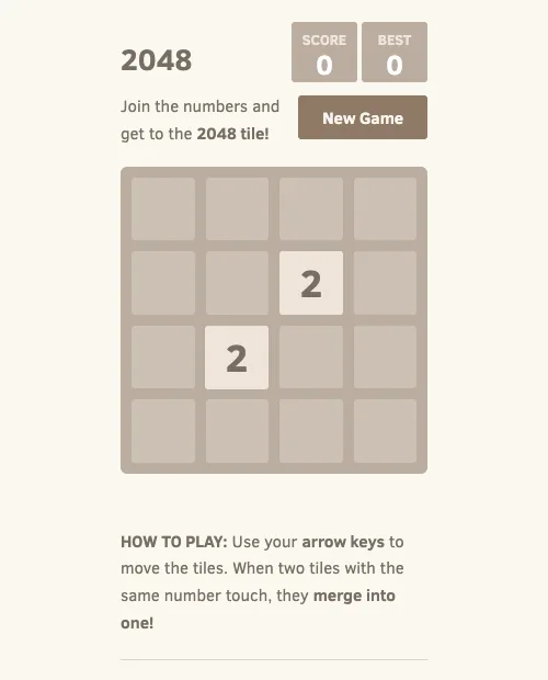 Vorschaubild: 2048 (Puzzle)